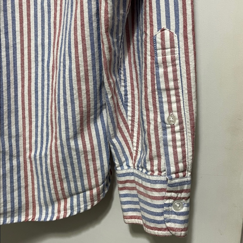 J. Crew Factory Flex Oxford Slim Fit Button Down Shirt Medium - Picture 5 of 8